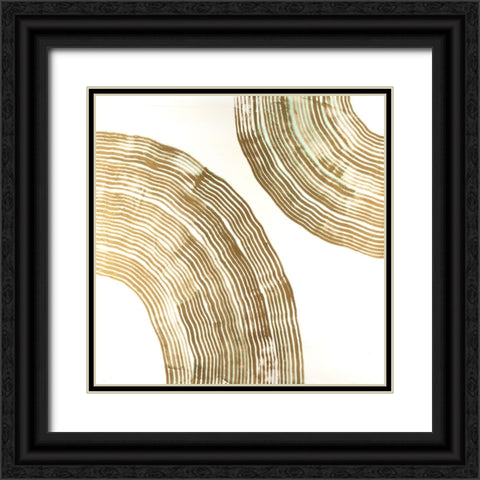 Sisal II Black Ornate Wood Framed Art Print with Double Matting by Lam, Vanna