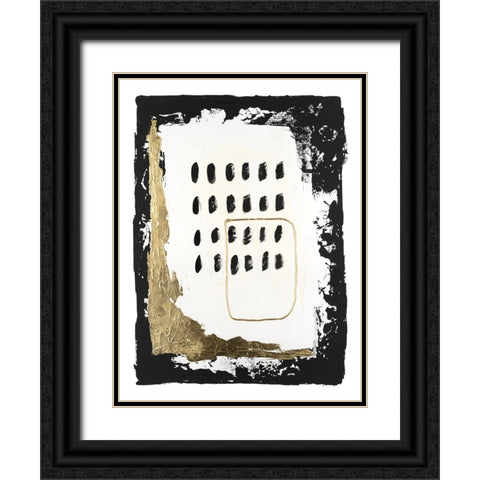 Gold Junction II Black Ornate Wood Framed Art Print with Double Matting by Willett, Michael