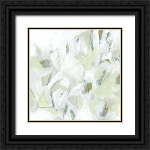 Mint Refraction I Black Ornate Wood Framed Art Print with Double Matting by Vess, June Erica