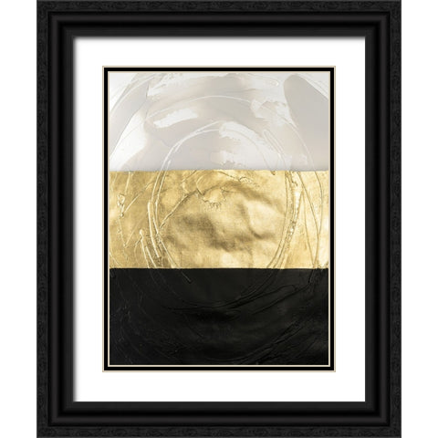 Triennial III Black Ornate Wood Framed Art Print with Double Matting by Lam, Vanna