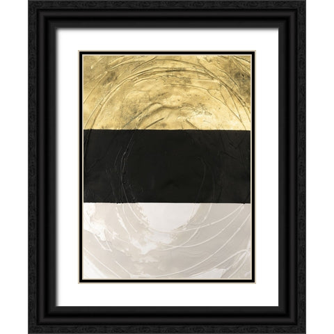 Triennial IV Black Ornate Wood Framed Art Print with Double Matting by Lam, Vanna