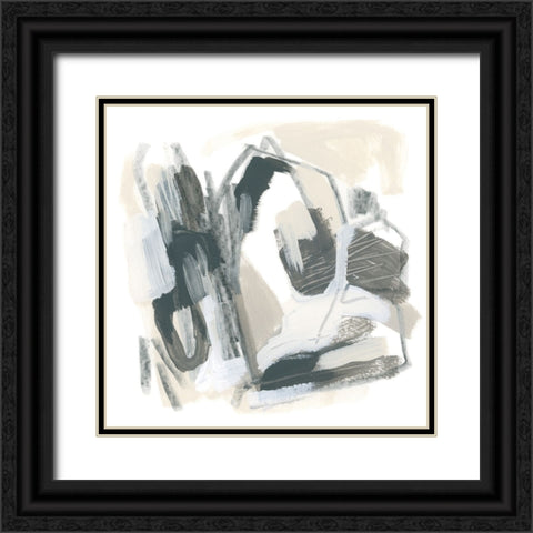 Neutral Capacity I Black Ornate Wood Framed Art Print with Double Matting by Vess, June Erica