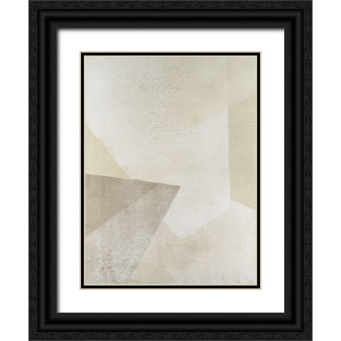 Textured Chiffon II Black Ornate Wood Framed Art Print with Double Matting by Lam, Vanna