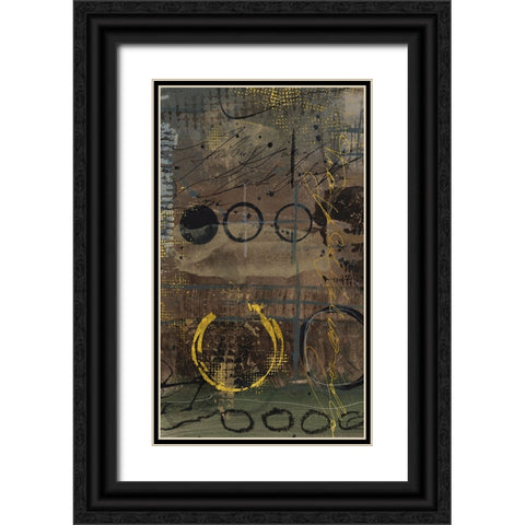 Urban Luxury II Black Ornate Wood Framed Art Print with Double Matting by Haase, Andrea