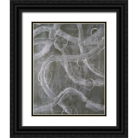 Lavish Lanes III Black Ornate Wood Framed Art Print with Double Matting by Willett, Michael