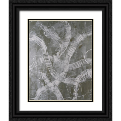 Lavish Lanes IV Black Ornate Wood Framed Art Print with Double Matting by Willett, Michael