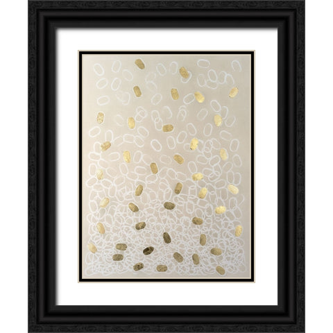 Capsules II Black Ornate Wood Framed Art Print with Double Matting by Lam, Vanna