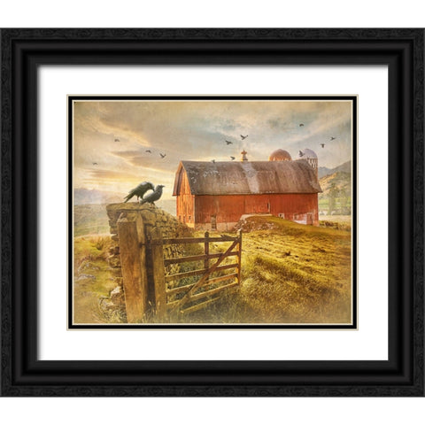 Time Honored IV Black Ornate Wood Framed Art Print with Double Matting by Hunziker, Steve