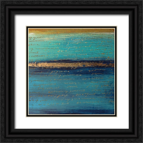 Lifes Insignia II Black Ornate Wood Framed Art Print with Double Matting by Smith, Karen