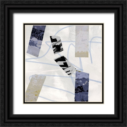 Sticky II Black Ornate Wood Framed Art Print with Double Matting by Smith, Karen