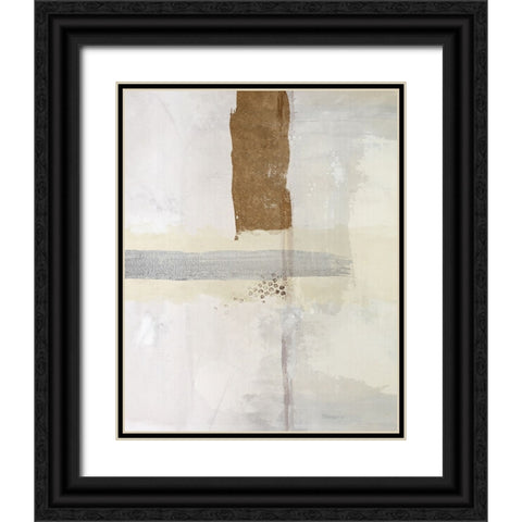 Tip Tone II Black Ornate Wood Framed Art Print with Double Matting by Smith, Karen