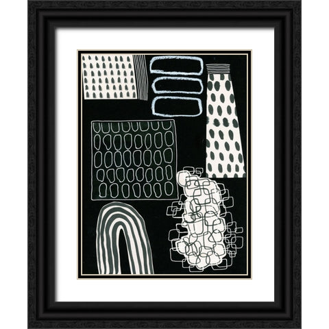 BAndW Fun VII Black Ornate Wood Framed Art Print with Double Matting by Moore, Regina