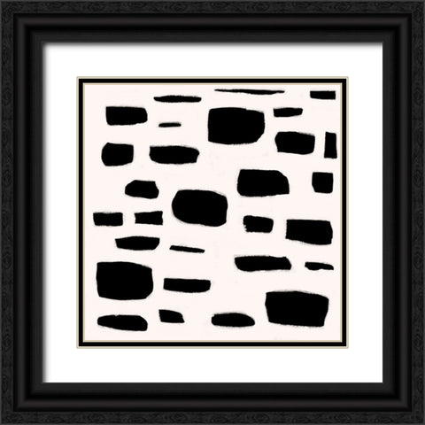 Dizziness VII Black Ornate Wood Framed Art Print with Double Matting by Moore, Regina