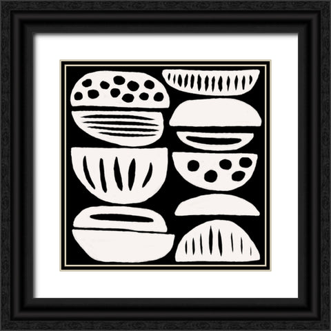 Dizziness IX Black Ornate Wood Framed Art Print with Double Matting by Moore, Regina