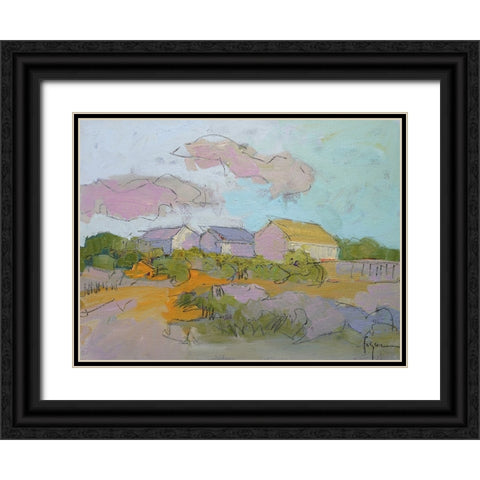 Shine on Me Black Ornate Wood Framed Art Print with Double Matting by Fagan, Dorothy