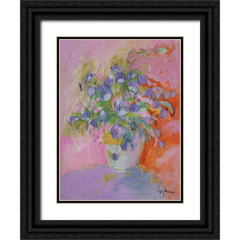 Cup Runneth Over Black Ornate Wood Framed Art Print with Double Matting by Fagan, Dorothy