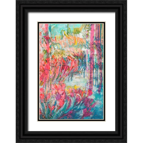 Goddess in Her Garden  III Black Ornate Wood Framed Art Print with Double Matting by Fagan, Dorothy
