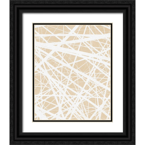 Vertical  Modern Batik  I Black Ornate Wood Framed Art Print with Double Matting by Saunders, Alonzo