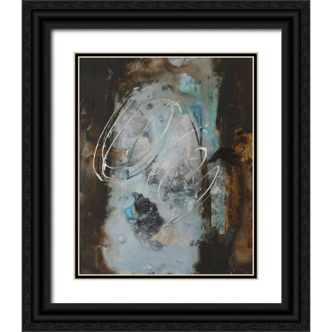Embellished Dream I Black Ornate Wood Framed Art Print with Double Matting by Combs, Joyce