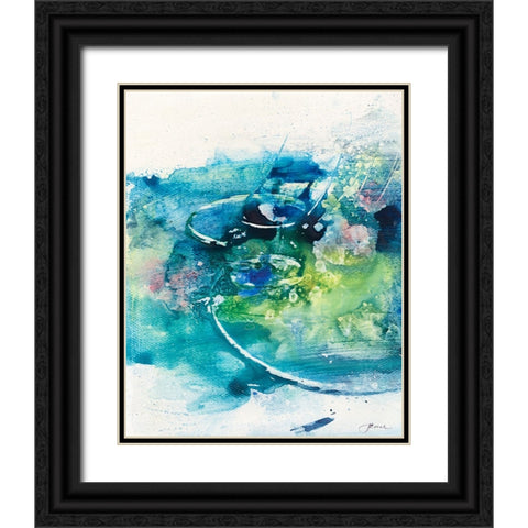 Solitary I Black Ornate Wood Framed Art Print with Double Matting by Combs, Joyce