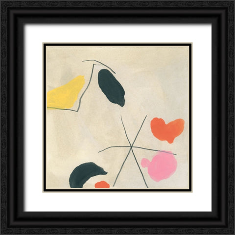 Dreaming Miro IV Black Ornate Wood Framed Art Print with Double Matting by Vess, June Erica