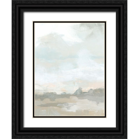 Mesa Whiteout III Black Ornate Wood Framed Art Print with Double Matting by Vess, June Erica