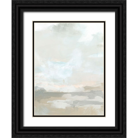Mesa Whiteout IV Black Ornate Wood Framed Art Print with Double Matting by Vess, June Erica