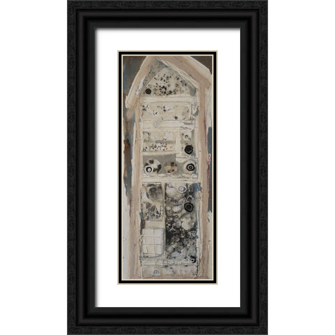 Honey Bee House II Black Ornate Wood Framed Art Print with Double Matting by Ferrell, Erin McGee