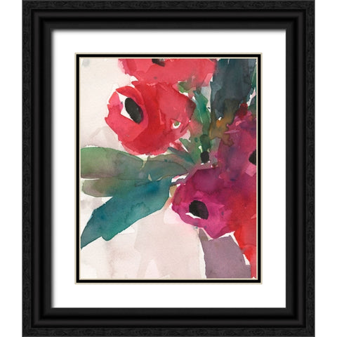 Behind the Meaning of Tulips I Black Ornate Wood Framed Art Print with Double Matting by Dixon, Samuel