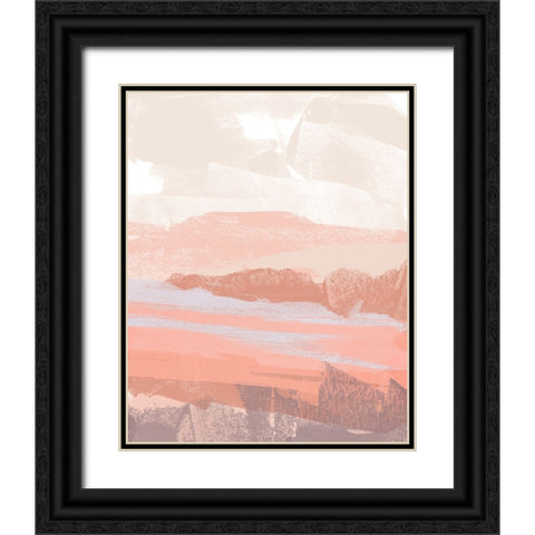 Paper Desert I Black Ornate Wood Framed Art Print with Double Matting by Green, Jacob