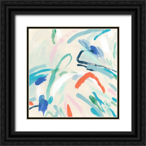 Spatial Interaction II Black Ornate Wood Framed Art Print with Double Matting by Vess, June Erica