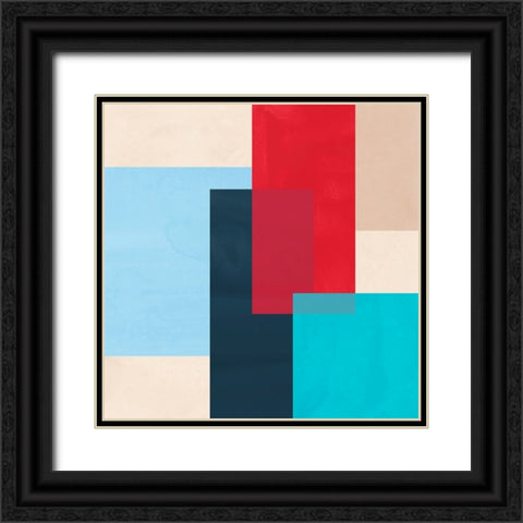 Red Light II Black Ornate Wood Framed Art Print with Double Matting by Vess, June Erica