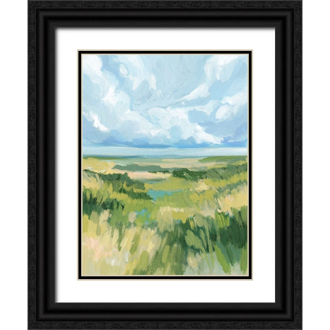 Coastal Dune II Black Ornate Wood Framed Art Print with Double Matting by Barnes, Victoria