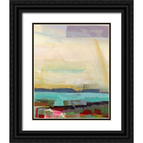 Open Roads I Black Ornate Wood Framed Art Print with Double Matting by Quin, Marabeth