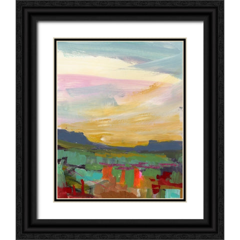 Open Roads IV Black Ornate Wood Framed Art Print with Double Matting by Quin, Marabeth