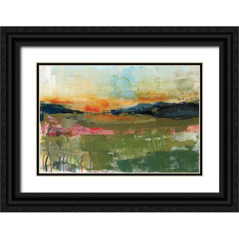 The Long Way Home III Black Ornate Wood Framed Art Print with Double Matting by Quin, Marabeth