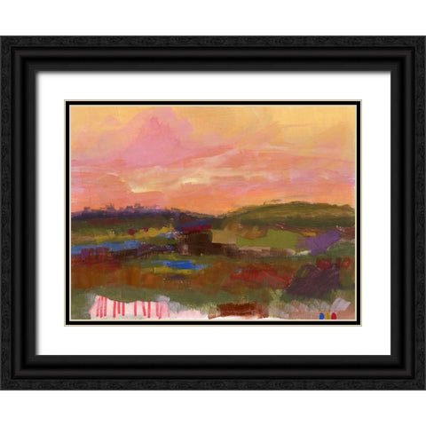 The Western Sky I Black Ornate Wood Framed Art Print with Double Matting by Quin, Marabeth