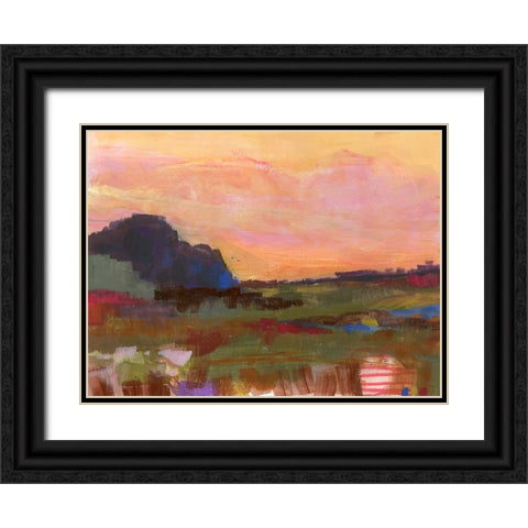 The Western Sky IV Black Ornate Wood Framed Art Print with Double Matting by Quin, Marabeth