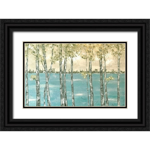 Last Summer Black Ornate Wood Framed Art Print with Double Matting by Reynolds, Jade