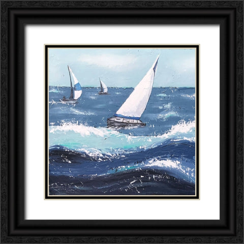Final Sailing  I Black Ornate Wood Framed Art Print with Double Matting by Reynolds, Jade