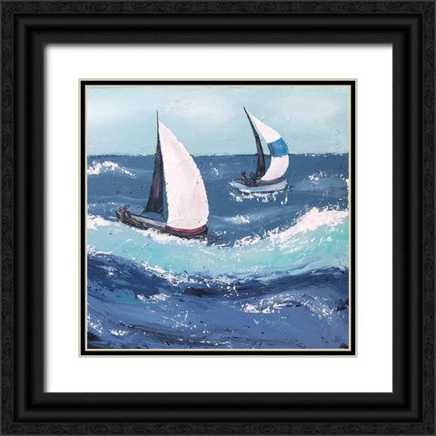 Final Sailing  II Black Ornate Wood Framed Art Print with Double Matting by Reynolds, Jade