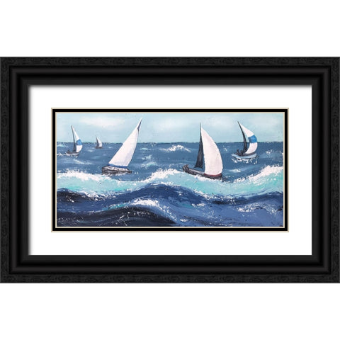Final Sailing  III Black Ornate Wood Framed Art Print with Double Matting by Reynolds, Jade