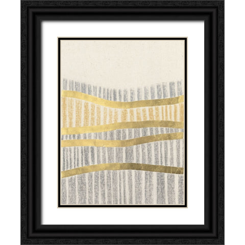 Pasture Bales II Black Ornate Wood Framed Art Print with Double Matting by Lam, Vanna
