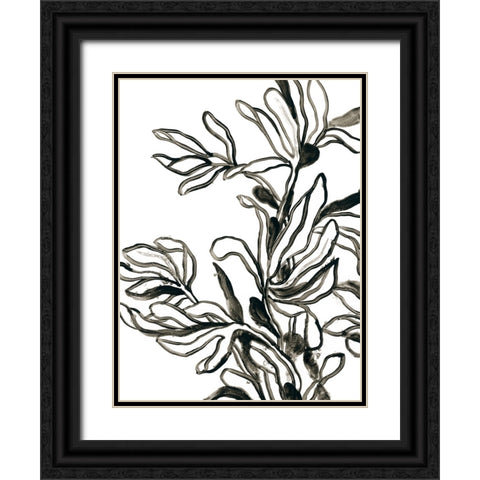 Kelp Contour III Black Ornate Wood Framed Art Print with Double Matting by Vess, June Erica