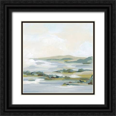 Deciduous Coast II Black Ornate Wood Framed Art Print with Double Matting by Vess, June Erica