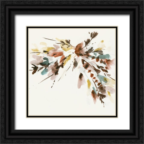 Harvest Bouquet III Black Ornate Wood Framed Art Print with Double Matting by Wang, Melissa