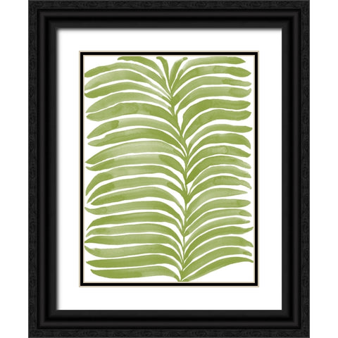 Kelp Block Silhouette I Black Ornate Wood Framed Art Print with Double Matting by Moore, Regina