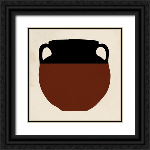 Clay Pot I Black Ornate Wood Framed Art Print with Double Matting by Saunders, Alonzo