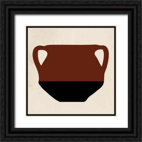 Clay Pot II Black Ornate Wood Framed Art Print with Double Matting by Saunders, Alonzo