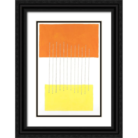 Modulation III Black Ornate Wood Framed Art Print with Double Matting by Willett, Michael